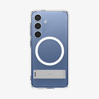 ACS09026 - Galaxy S25 Case Ultra Hybrid S in Clear White showing the back